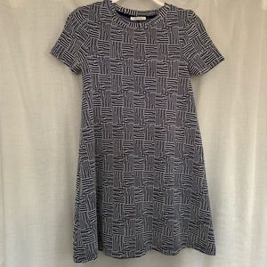 Zara Trafaluc Dress Geometric Pattern A Line